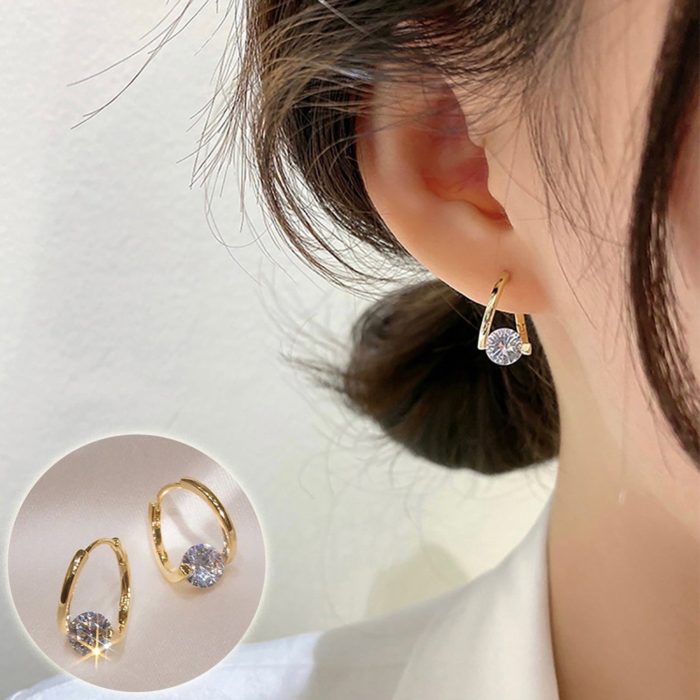 💎SUPPER FLASH SALESALEOFF TO 60% OFF🎁 - CZTICLE® Lymphvity MagneTherapy Germanium Earrings