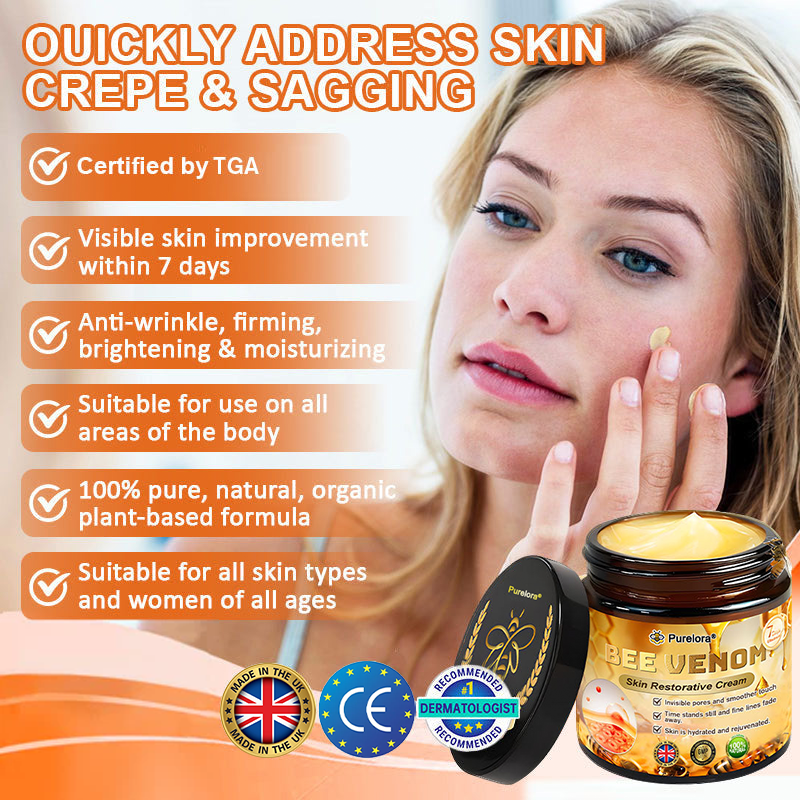 𝒖𝒌 𝑯𝒆𝒂𝒍𝒕𝒉 𝑶𝒏𝒍𝒊𝒏𝒆|✅ Official Store✨Purelora® Bee Venom Skin Restorative Cream 🔥 LAST DAY 80% OFF 💎"