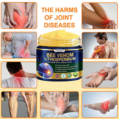 𝒖𝒌 𝑯𝒆𝒂𝒍𝒕𝒉 𝑶𝒏𝒍𝒊𝒏𝒆 | Purelora®🔥 BEE VENOM LITHOSPERMUM Pain-Relief Bone Healing Cream 👑👑(Specially for older adults)