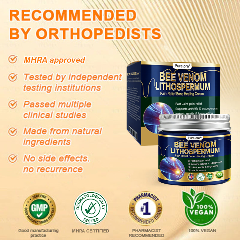 𝒖𝒌 𝑯𝒆𝒂𝒍𝒕𝒉 𝑶𝒏𝒍𝒊𝒏𝒆 | Purelora®🔥 BEE VENOM LITHOSPERMUM Pain-Relief Bone Healing Cream 👑👑(Specially for older adults)