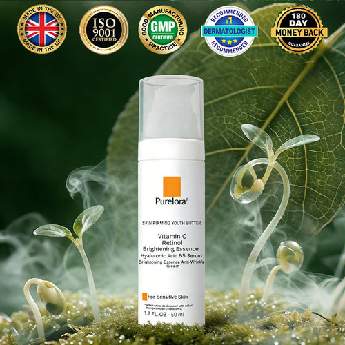 Purelora® Stem Cell Extract EGF and Copper Peptide Revitalizing Essence Cream (deeply activates the internal regeneration of the skin, makes it smoother and softer)