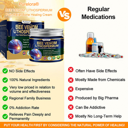 𝒖𝒌 𝑯𝒆𝒂𝒍𝒕𝒉 𝑶𝒏𝒍𝒊𝒏𝒆 | Purelora®🔥 BEE VENOM LITHOSPERMUM Pain-Relief Bone Healing Cream 👑👑(Specially for older adults)