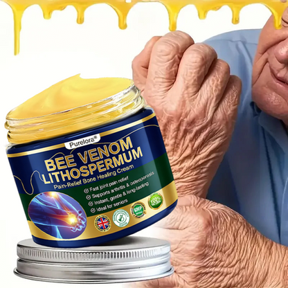 𝒖𝒌 𝑯𝒆𝒂𝒍𝒕𝒉 𝑶𝒏𝒍𝒊𝒏𝒆 | Purelora®🔥 BEE VENOM LITHOSPERMUM Pain-Relief Bone Healing Cream 👑👑(Specially for older adults)