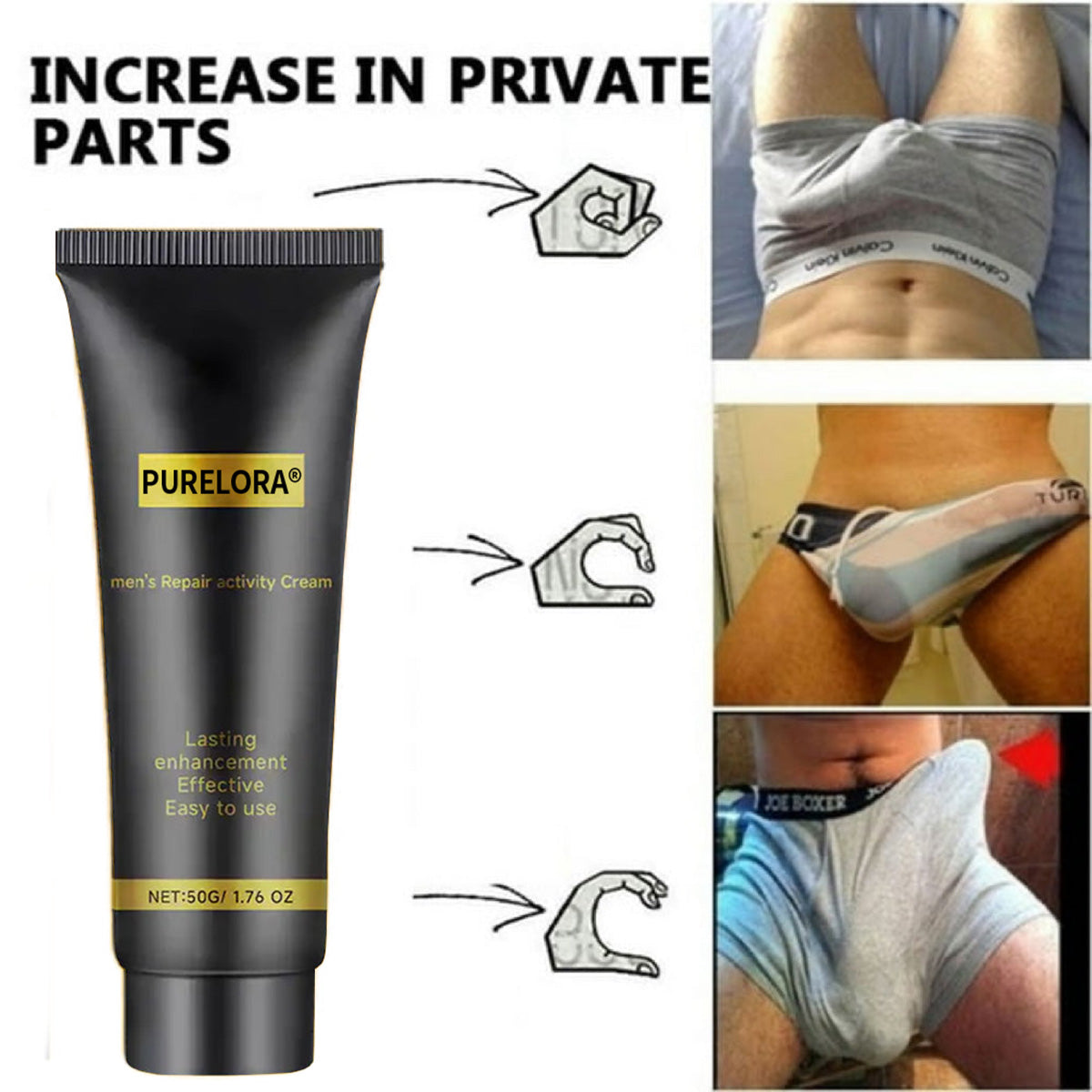 ❤️Purelora® Gain Up To +4 Inches And Last Up To 2 Hours Longer Tonight