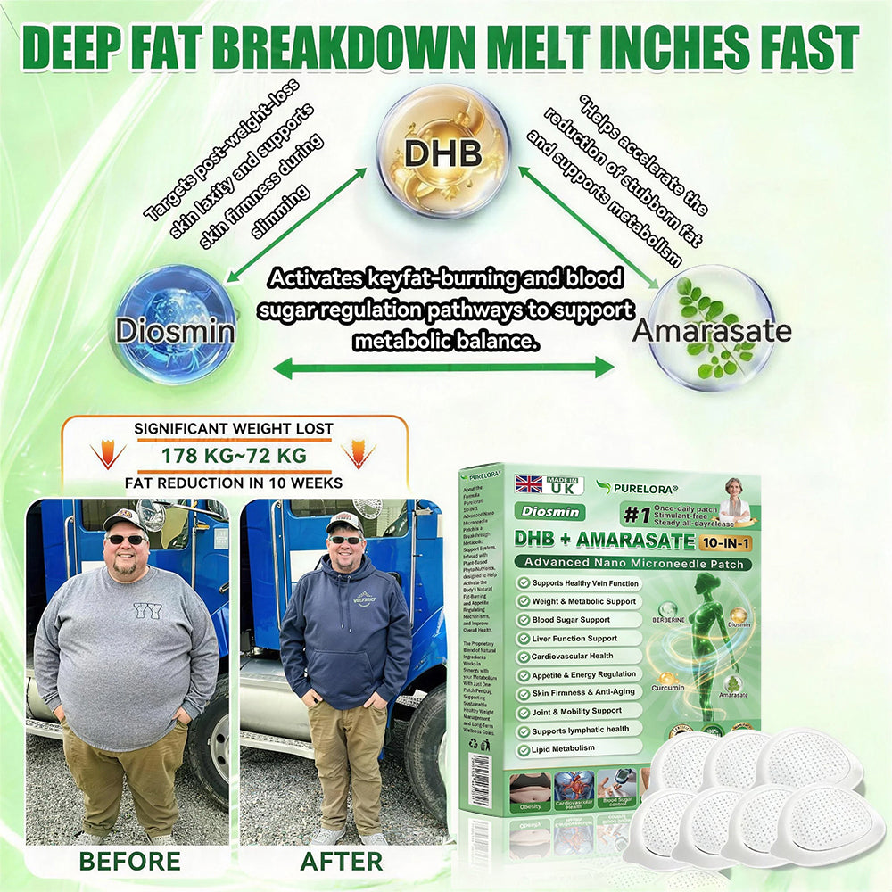 𝐏𝐮𝐫𝐞𝐥𝐨𝐫𝐚® 𝐌𝐞𝐭𝐚𝐛𝐨𝐥𝐢𝐜 𝐌𝐚𝐭𝐫𝐢𝐱™ – 𝐃𝐇𝐁 + 𝐀𝐦𝐚𝐫𝐚𝐬𝐚𝐭𝐞 𝟏𝟎-𝐢𝐧-𝟏 𝐍𝐚𝐧𝐨 𝐌𝐢𝐜𝐫𝐨𝐧𝐞𝐞𝐝𝐥𝐞 𝐏𝐚𝐭𝐜𝐡