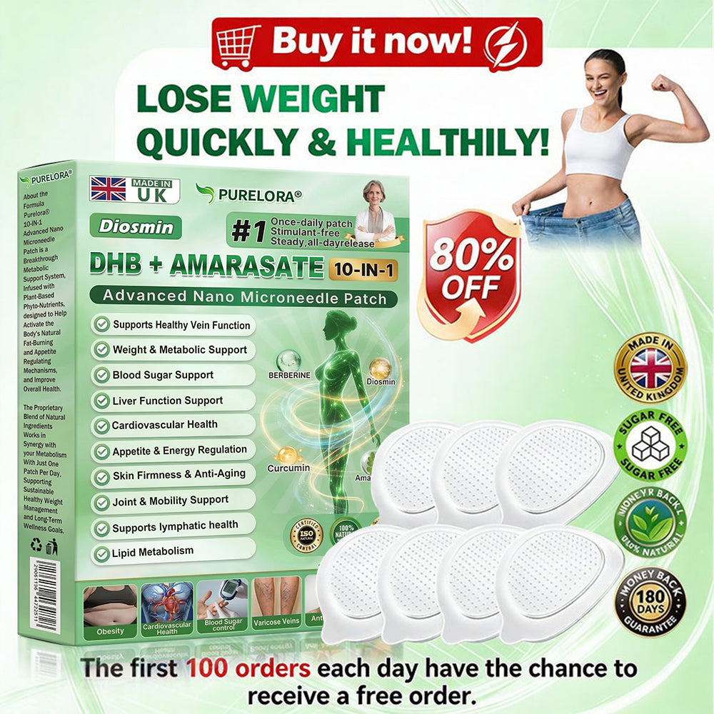 𝐏𝐮𝐫𝐞𝐥𝐨𝐫𝐚® 𝐌𝐞𝐭𝐚𝐛𝐨𝐥𝐢𝐜 𝐌𝐚𝐭𝐫𝐢𝐱™ – 𝐃𝐇𝐁 + 𝐀𝐦𝐚𝐫𝐚𝐬𝐚𝐭𝐞 𝟏𝟎-𝐢𝐧-𝟏 𝐍𝐚𝐧𝐨 𝐌𝐢𝐜𝐫𝐨𝐧𝐞𝐞𝐝𝐥𝐞 𝐏𝐚𝐭𝐜𝐡