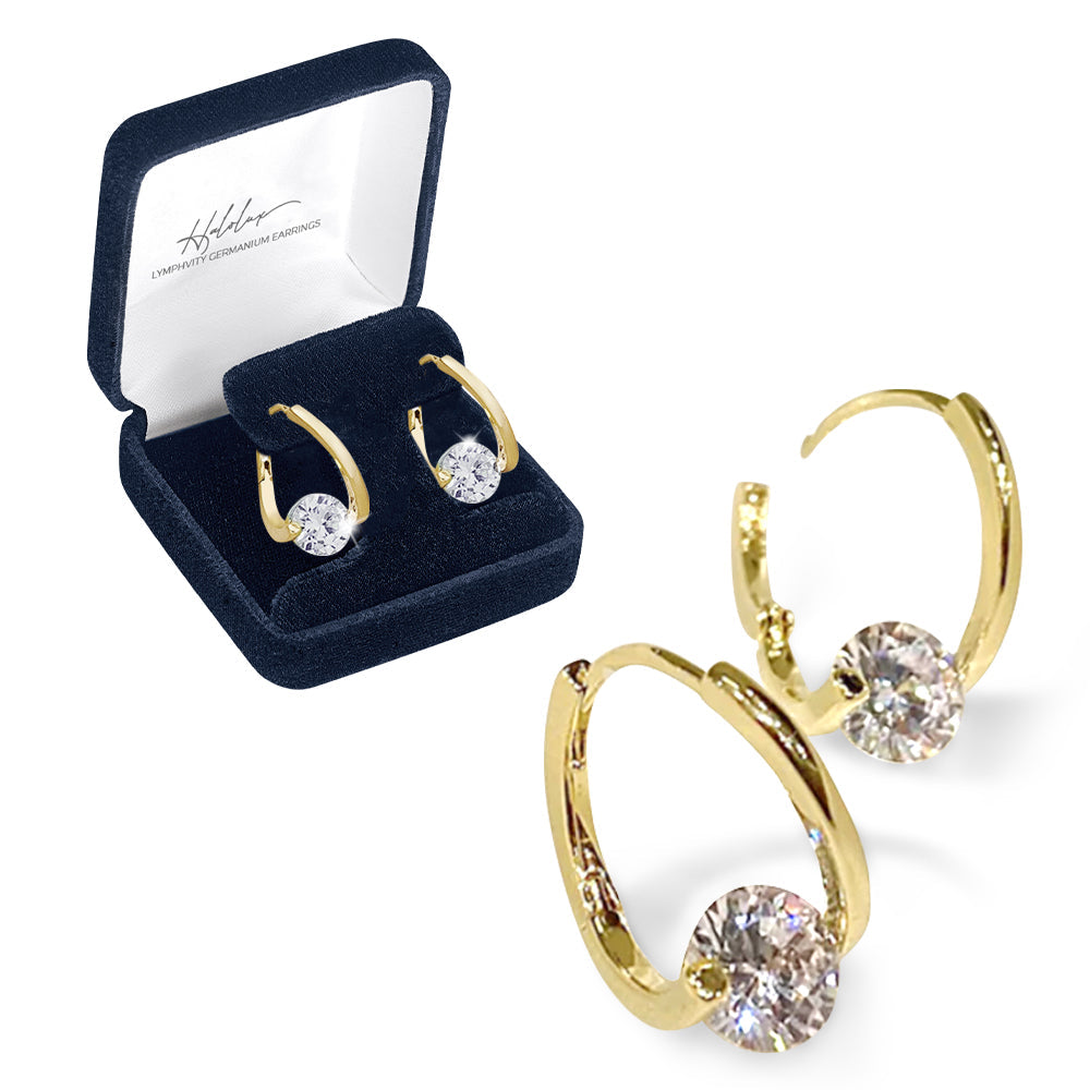 📢WW Last Day of the Sale – CZTICLE®Lymphvity MagneTherapy Germanium Earrings