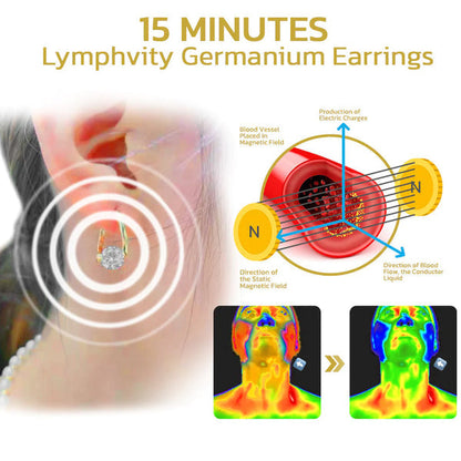 💎SUPPER FLASH SALESALEOFF TO 60% OFF🎁 - CZTICLE® Lymphvity MagneTherapy Germanium Earrings